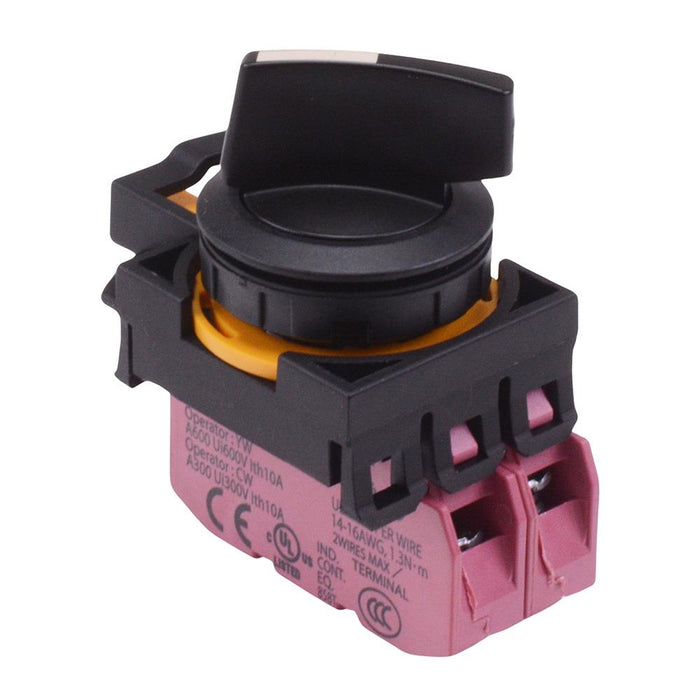 IDEC CW Series 3 Position Selector Switch 2NC IP65