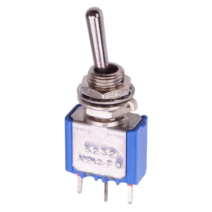 5232A APEM On-(On) Momentary 6.35mm Miniature Toggle Switch SPDT 4A 30VDC
