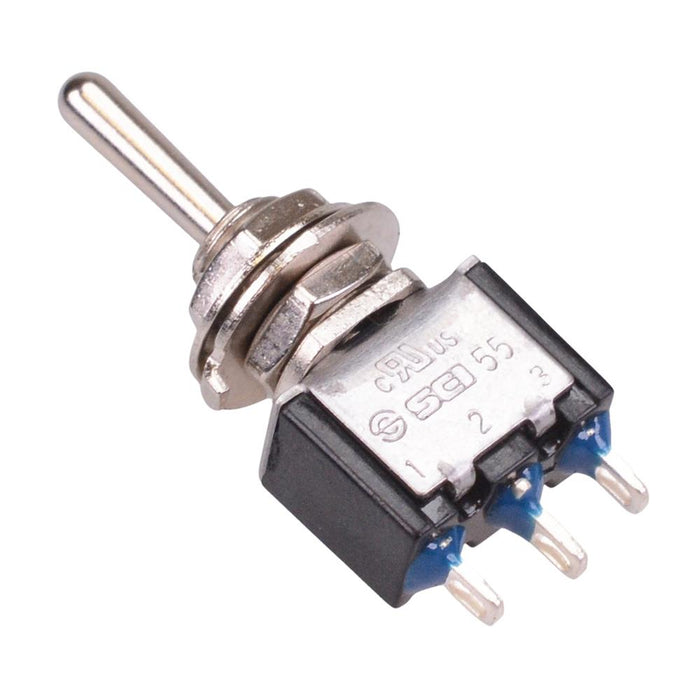 TA103A1 On-Off-On Miniature Toggle Switch SPDT 6A