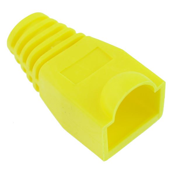 Yellow RJ45 Plug Boot