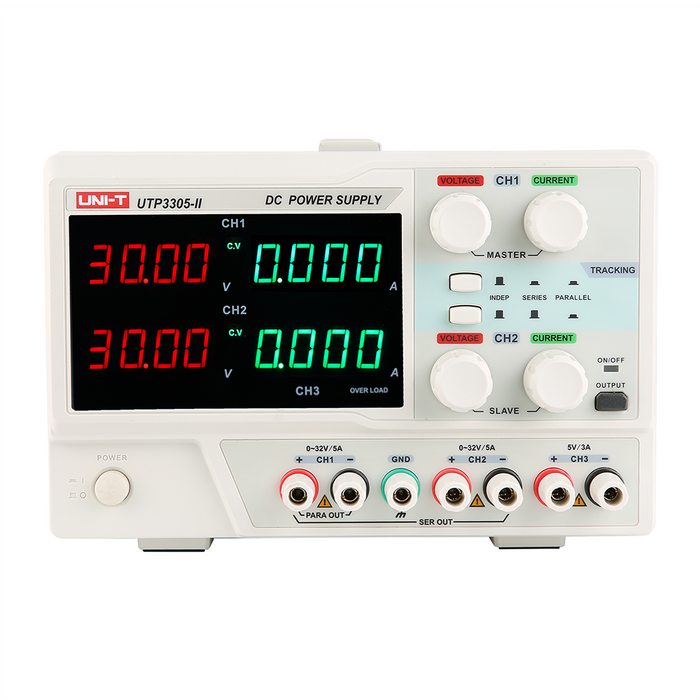 UTP3305-II 3-Channel Linear DC Power Supply 5A 32V 335W Uni-T
