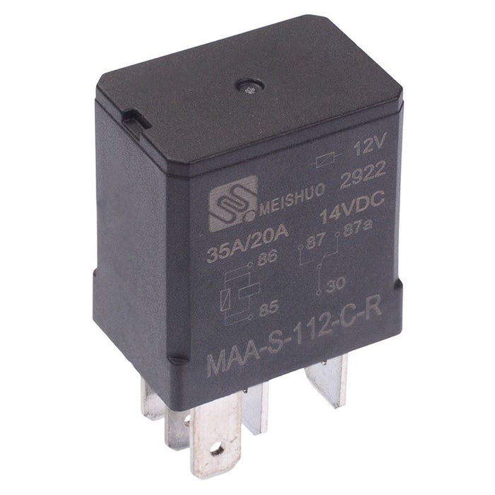 12V Micro Automotive Changeover Relay Resistor 30A 5 Pin SPDT