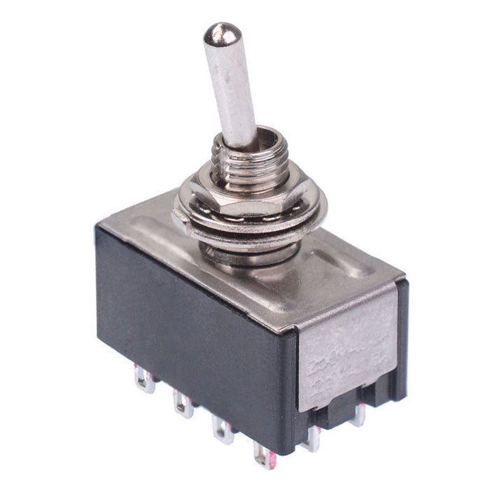 On-Off-On Mini Miniature Toggle Switch 4PDT