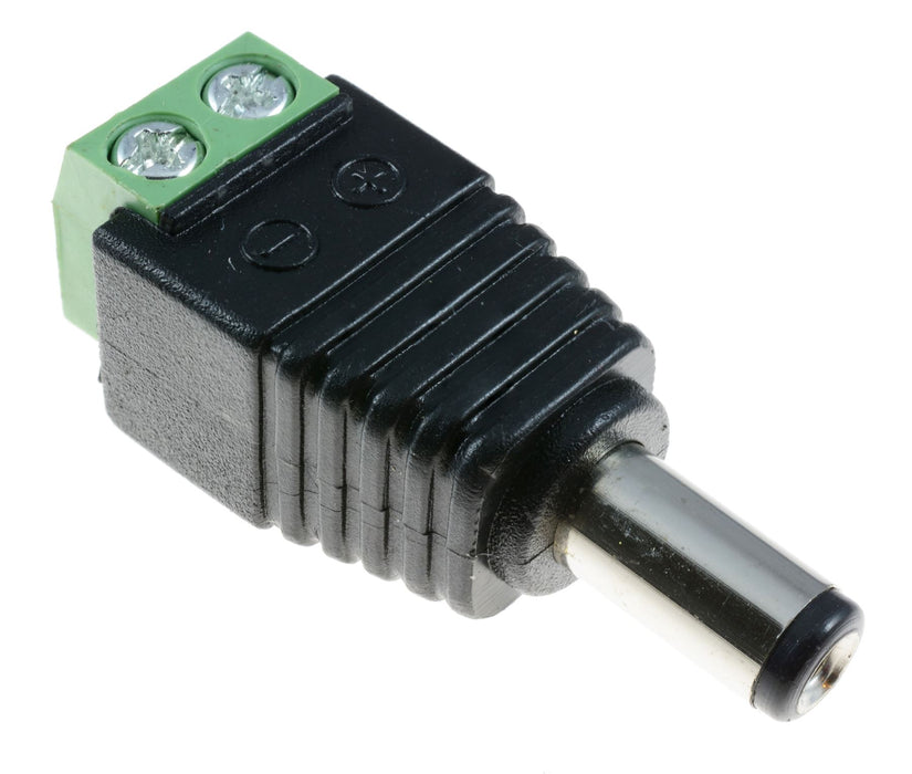 2.1mm Male Plug Jack DC Connector with Screw Terminals