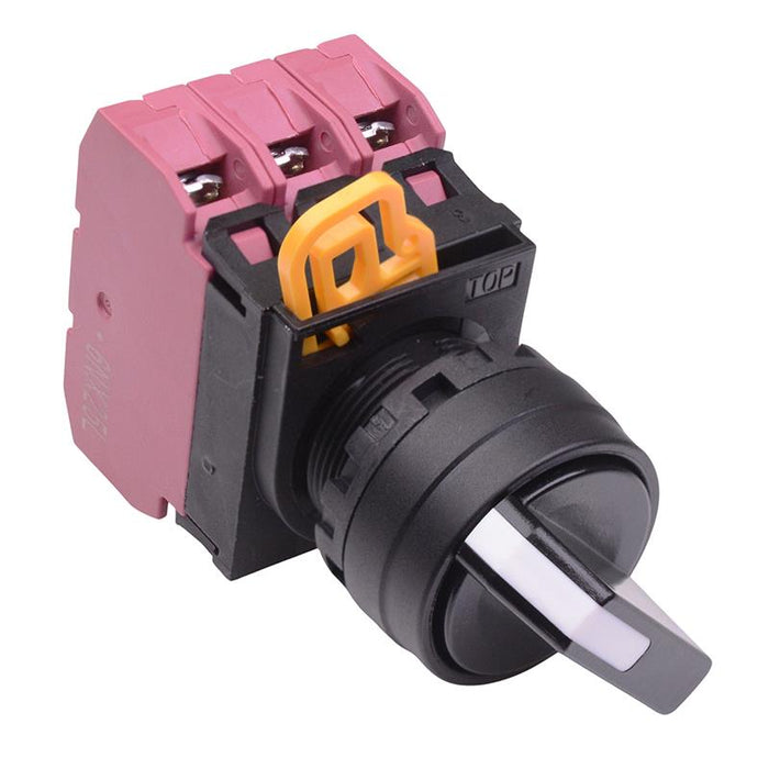 IDEC 22mm 3 Position Maintained Selector Switch 3NC IP65 YW1S-3E03