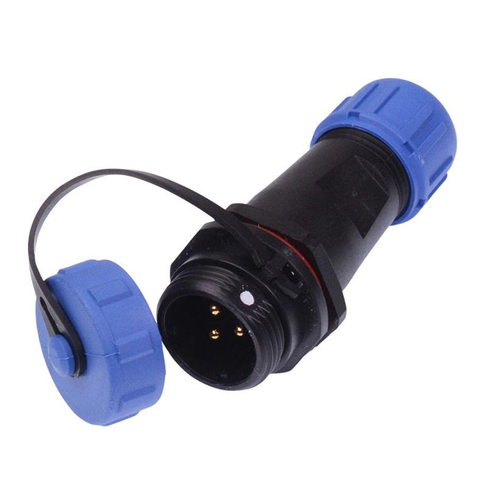 3 Pin Waterproof Male Socket Cable Connector IP68