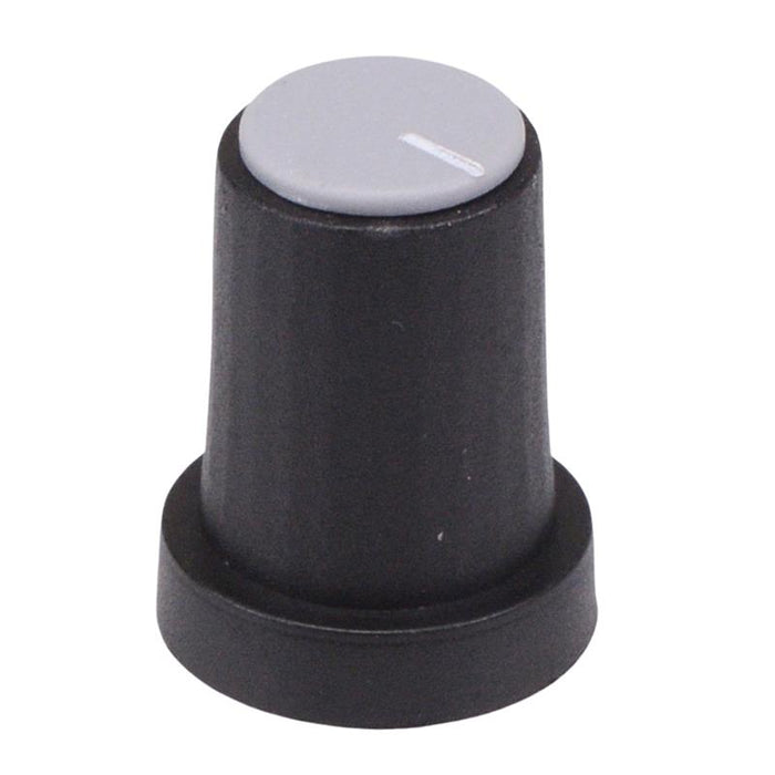 Grey 6mm Splined Shaft Knob 18 x 14mm CLIFF K85