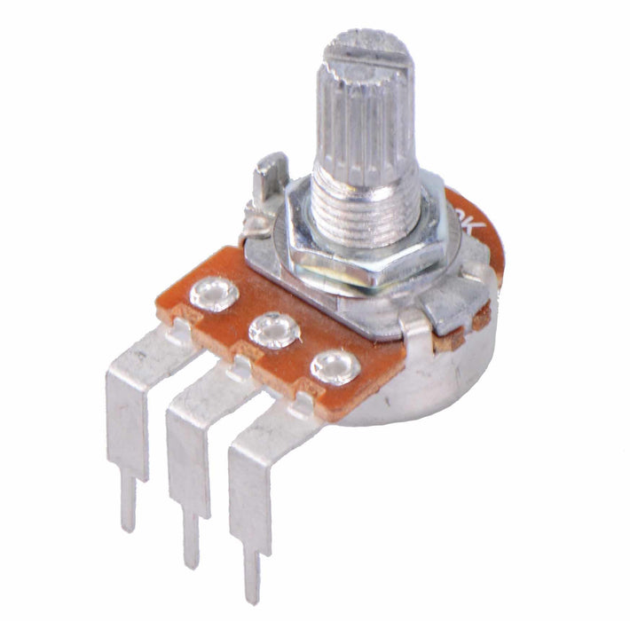 1K Linear 16mm Right Angle Splined Potentiometer