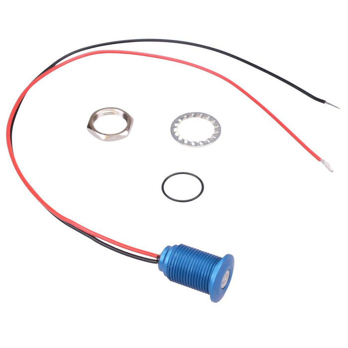 Q10F5ABXXSB12E Super Bright Blue 10mm 12VDC LED Panel Indicator IP67 APEM
