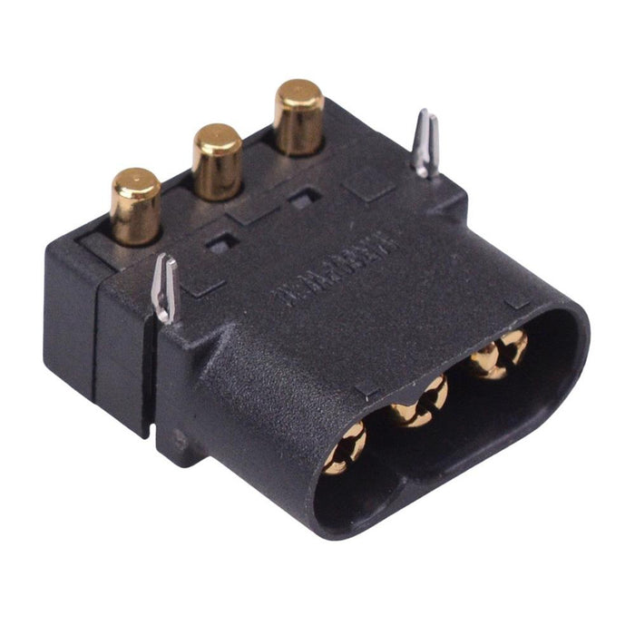 MR60PW Male 3-Pin Gold Plated PCB Socket 35A AMASS