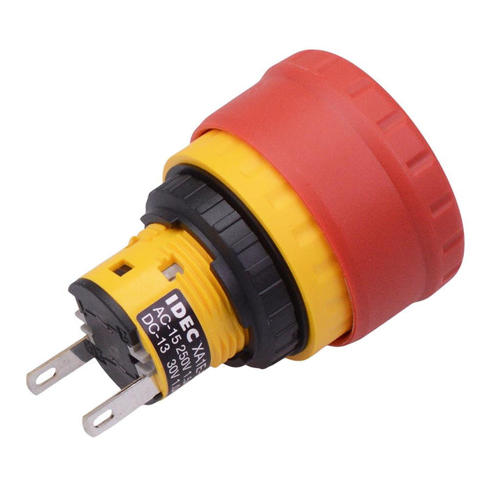 XA1E-BV3U01T-R Unibody 16mm Emergency Stop Switch 1NC IP65 IDEC