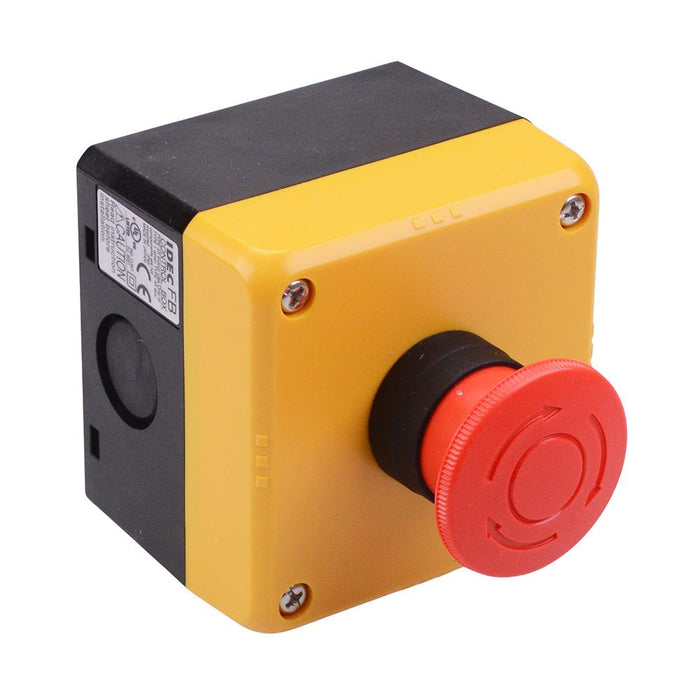 HW1B-V402R 22mm Emergency Stop Switch w/Enclosure 40mm Mushroom 2NC IDEC