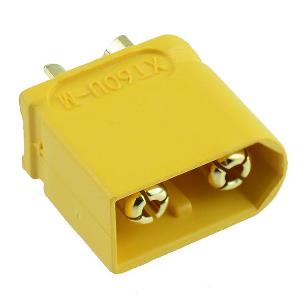 Male XT60U Compact Gold Plated Connector 30A Amass