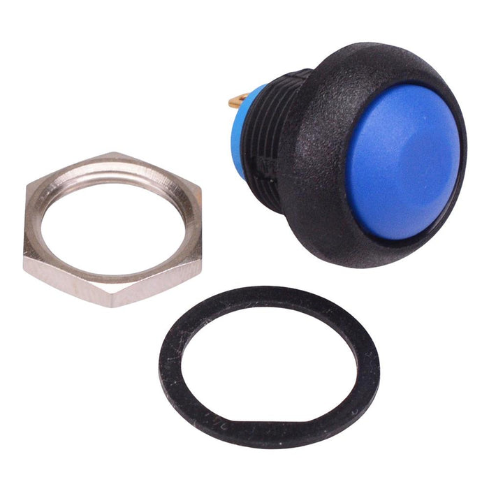 ISR3SADB00 Blue Momentary 12mm Push Button Switch SPST IP67 APEM