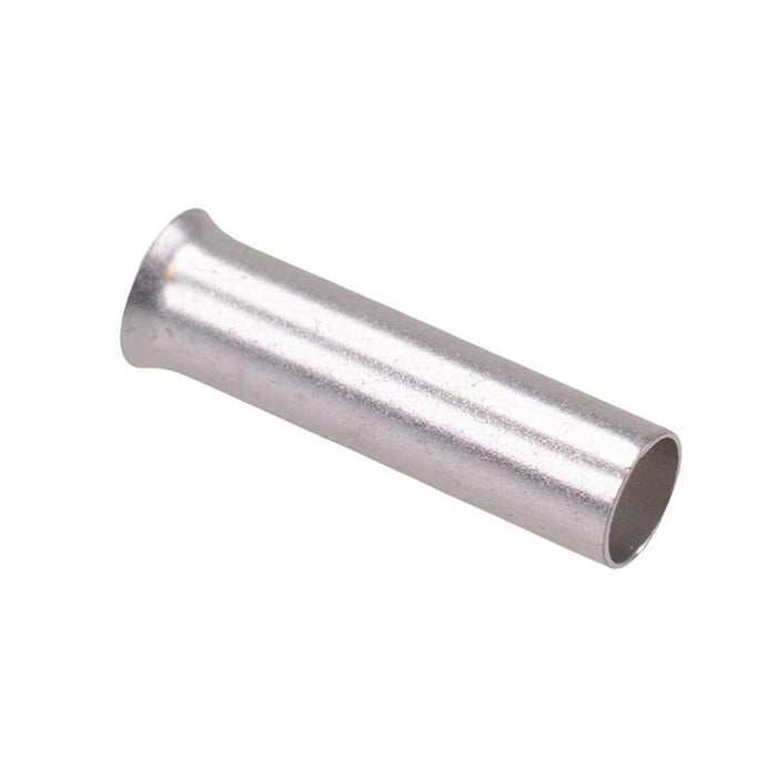 6mm Uninsulated Bootlace Ferrule 15mm Length - Pack of 100