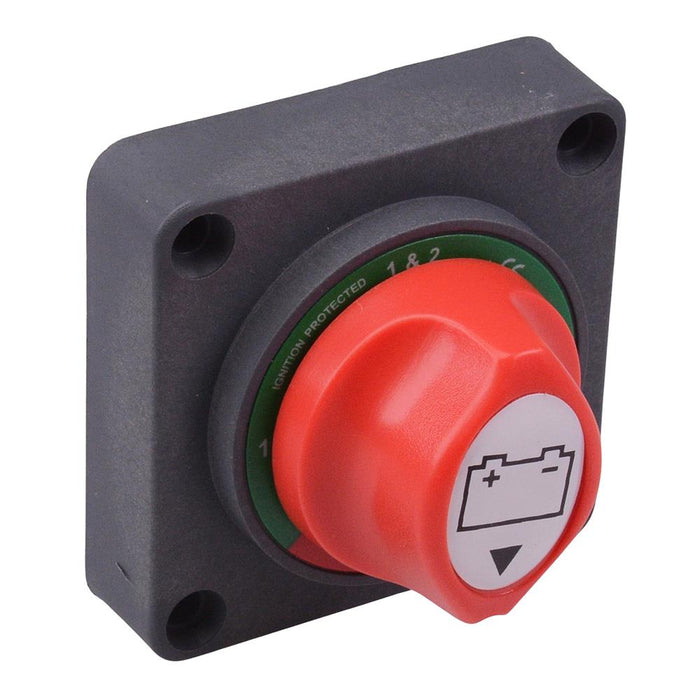 Changeover 4 Position Panel Mount Battery Isolator Switch 275A 12-48VDC