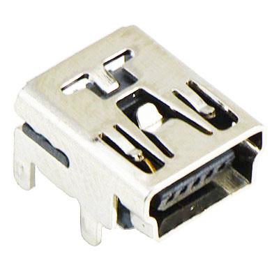 Mini USB Type B Right Angle Socket PCB