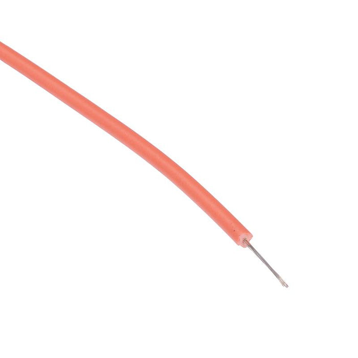 Orange UL1015 24AWG 11/0.16mm Tinned Copper Stranded Wire (price per metre)