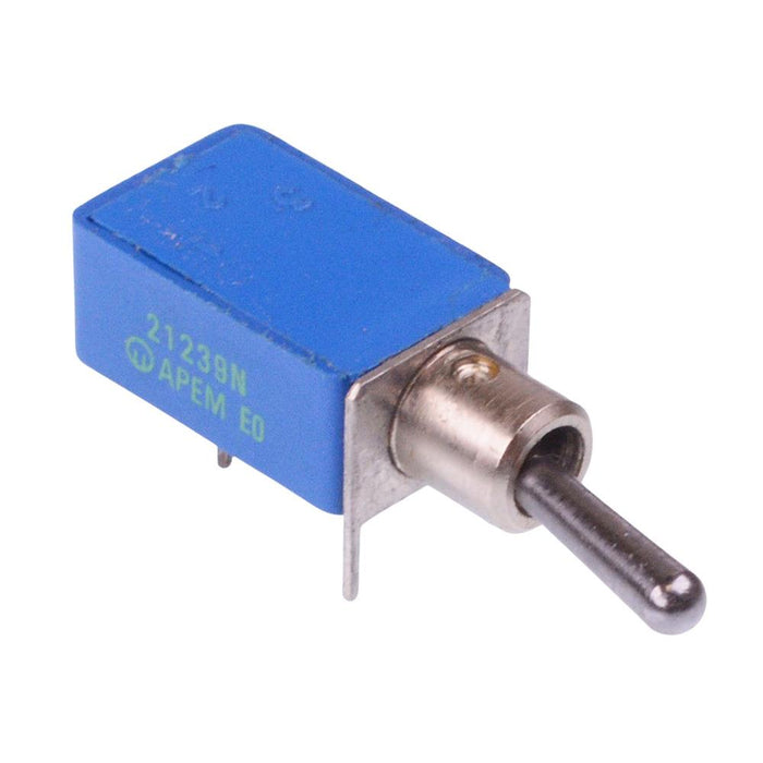 21239NA APEM On-Off-On Low Profile PCB Toggle Switch SPDT 4A 30VDC