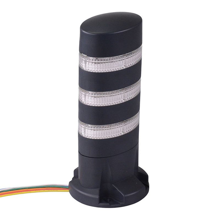 IDEC LD6A-3DQB-RGYC Red/Green/Yellow Clear Lens Stack Light LED Tower Direct Mount 24VAC/DC
