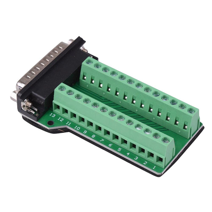25 Way Male D Sub Connector with Terminal Blocks
