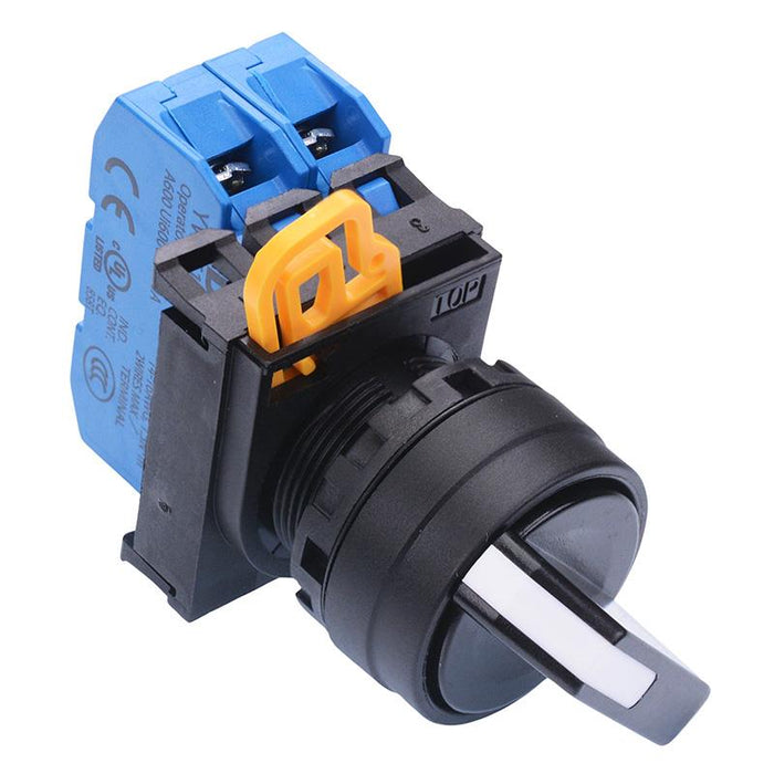 YW1S-33E20N1 22mm 3 Position Momentary Selector Switch 2NO IP65 IDEC