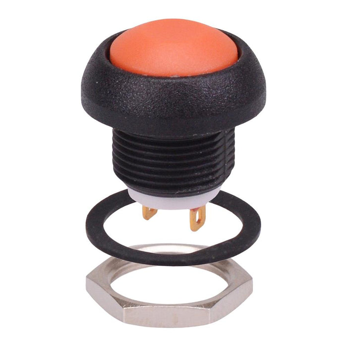 ISR3SAD900 Orange Momentary 12mm Push Button Switch SPST IP67 APEM