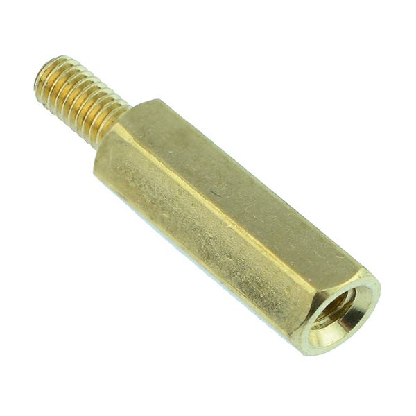 15mm Hexagonal Male to Female Brass Spacer M3