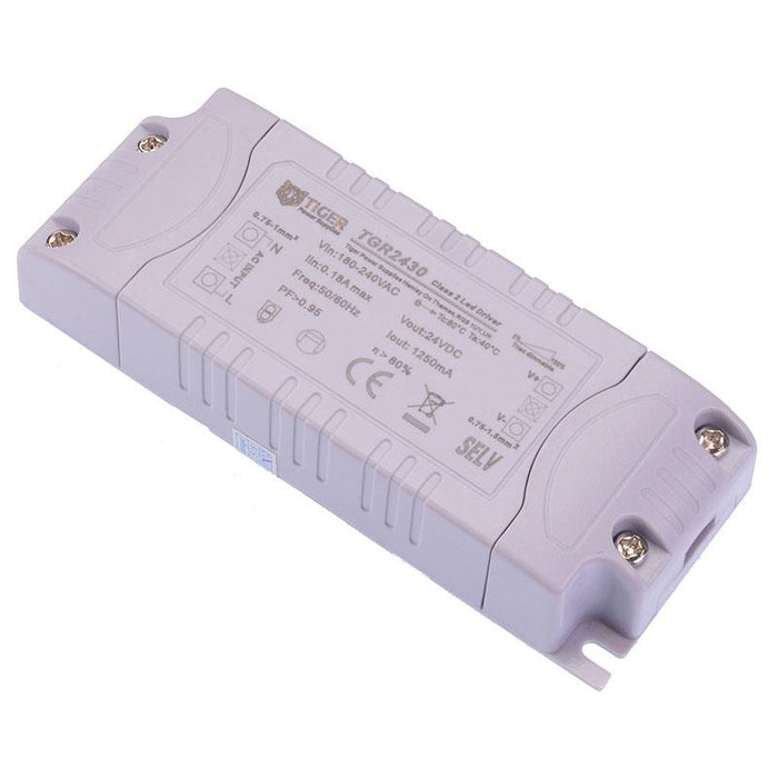 30W 24V 1.25A Dimmable LED Driver Power Supply