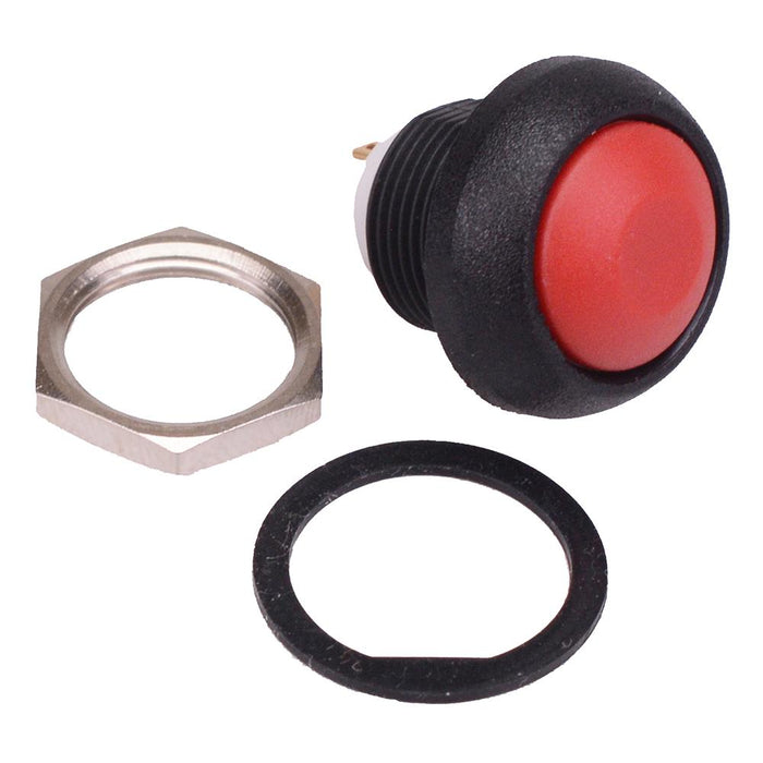 ISR3SAD600 Red Momentary 12mm Push Button Switch SPST IP67 APEM