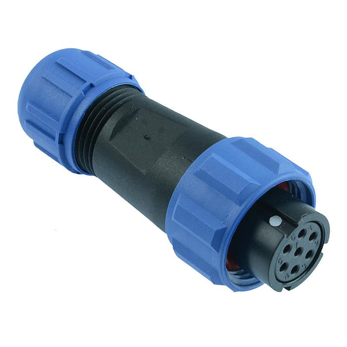 7 Pin Waterproof W13 Female Plug Cable Connector IP68