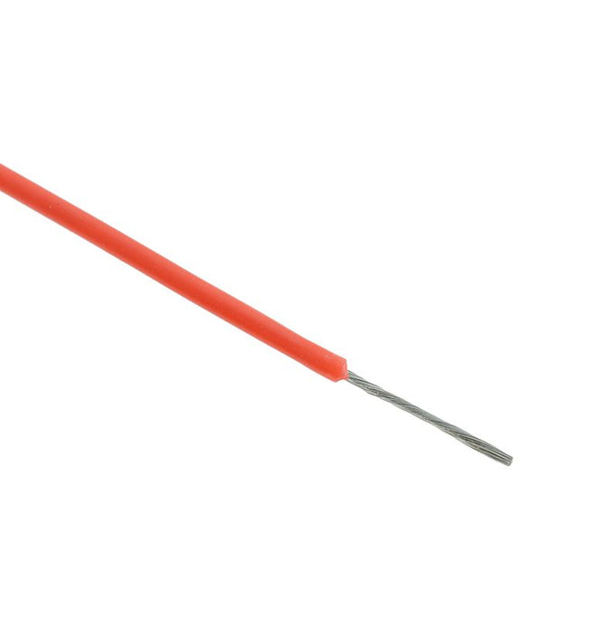 Red Silicone Lead Wire 30AWG 11/0.08mm (price per metre)