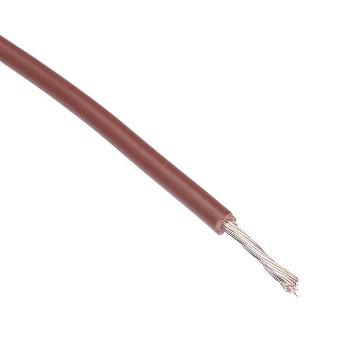 305m Brown UL1015 16AWG 26/0.25mm Tinned Copper Stranded Wire