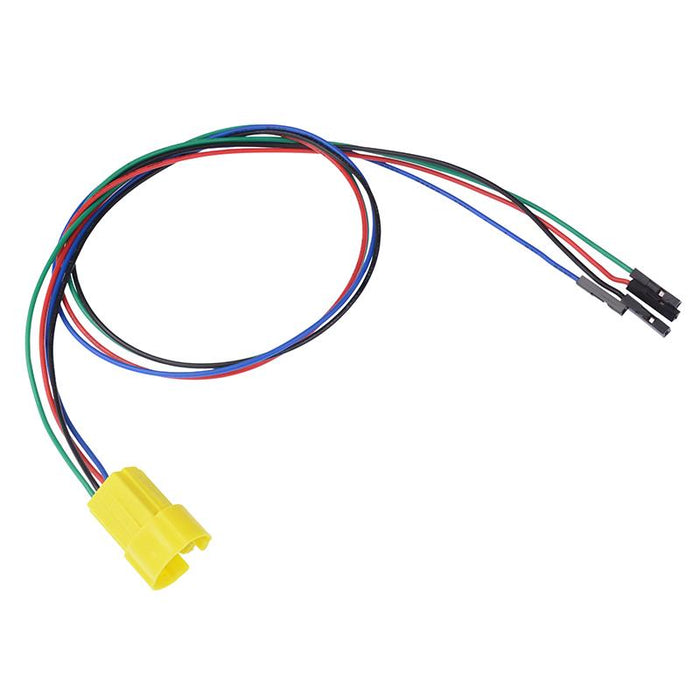 16mm Vandal Push Button Switch Harness with PCB Connectors 50cm