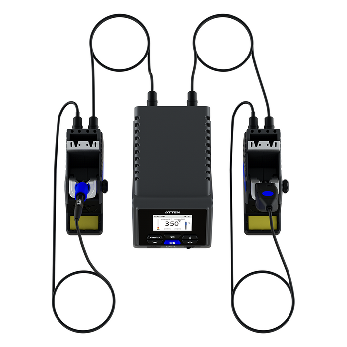 GT-6120A 130W Intelligent Dual Channel Soldering Station ATTEN