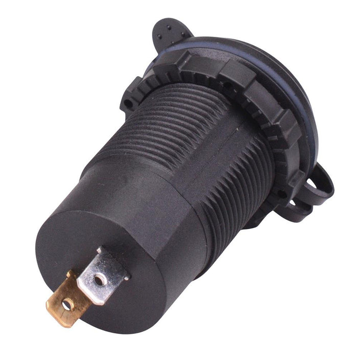 Dual USB-A + USB-C Quick Charge Socket 12-24V