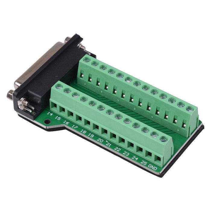 25 Way Female D Sub Connector with Terminal Blocks