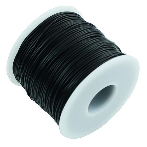 Black 7/0.2mm Stranded Copper Cable 100M