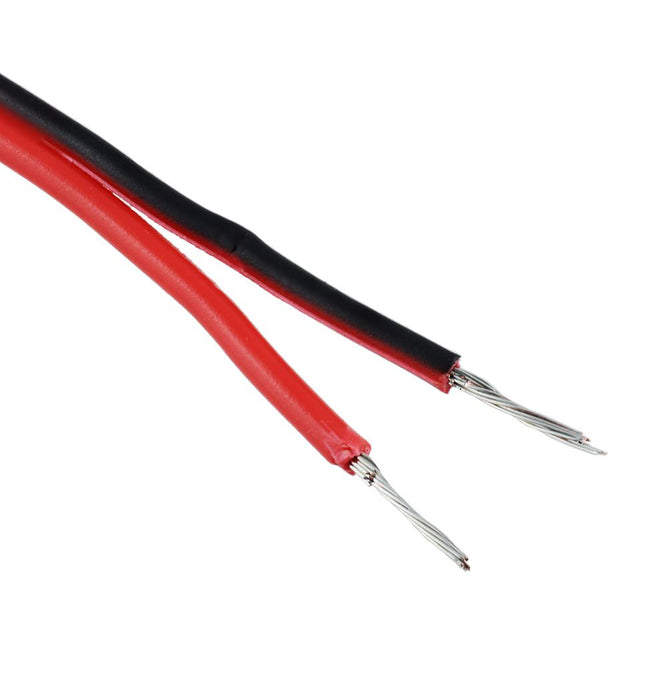 Red/Black 2-Pin 26AWG PVC Stranded Wire 7/0.16mm 5m Length