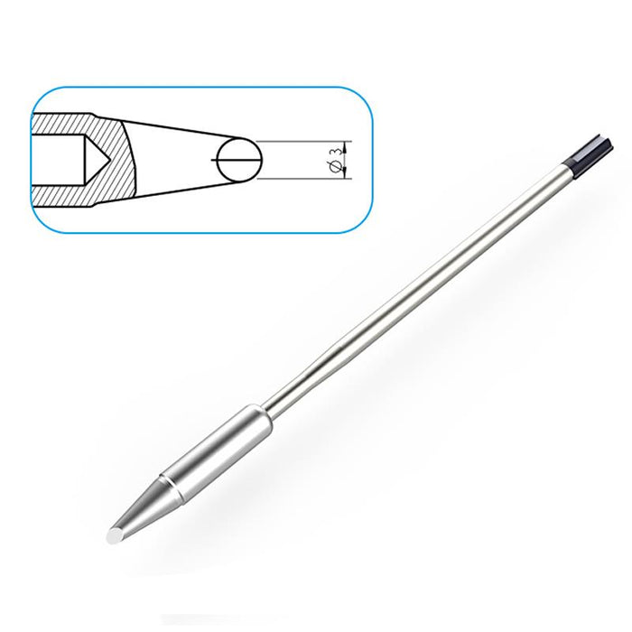 T9150-3C 3mm Sloped Conical Soldering Iron Tip ATTEN