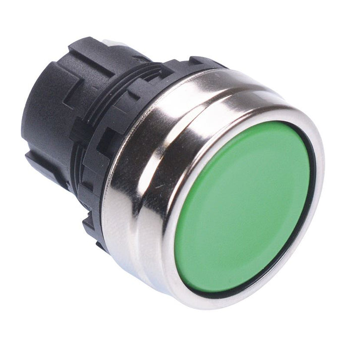 YW4B-A1G IDEC Green 22mm Maintained Metal Push Button Bezel for Non-illuminated YW Series