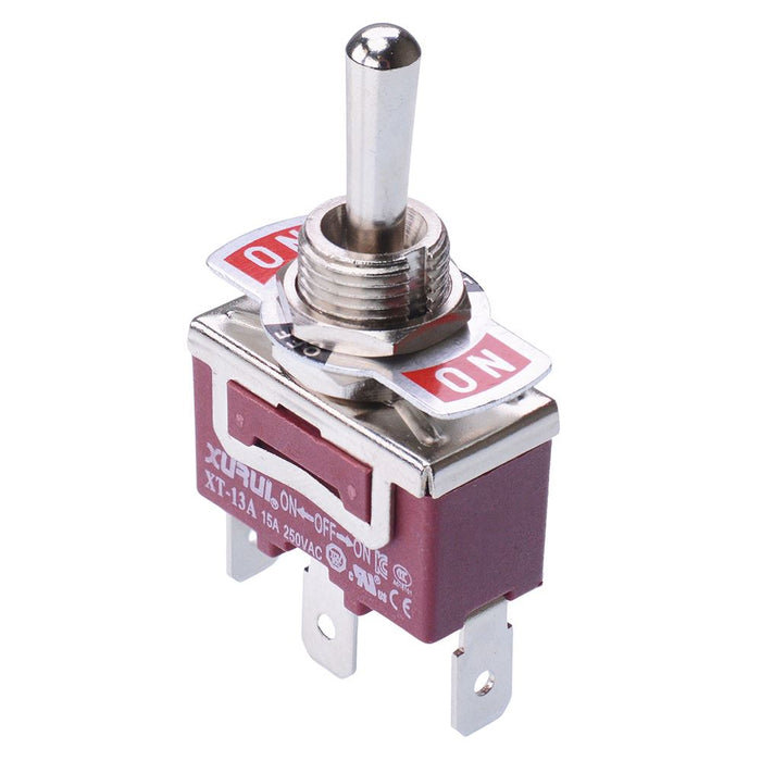 On-Off-On SPDT Toggle Switch 250V AC 15A