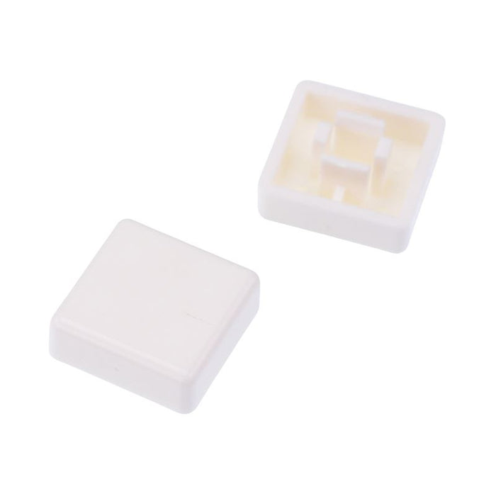 U5547 APEM Ivory 12mm Square Tactile Switch Cap for PHAP5-50