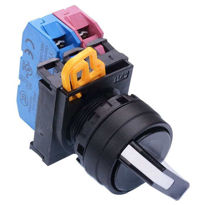 IDEC 22mm 3 Position Maintained Selector Switch 1NO-1NC IP65 YW1S-3E11N4