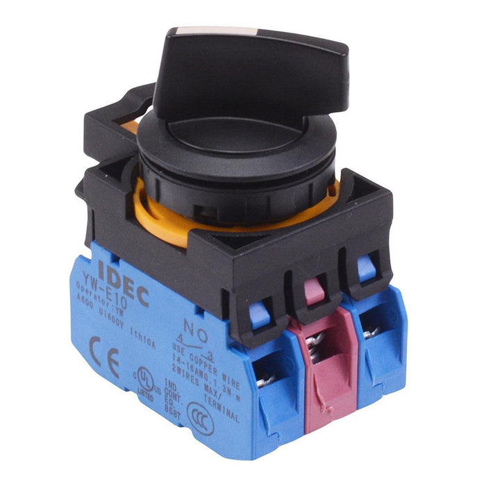 IDEC CW Series 3 Position Selector Switch 2NO-1NC IP65