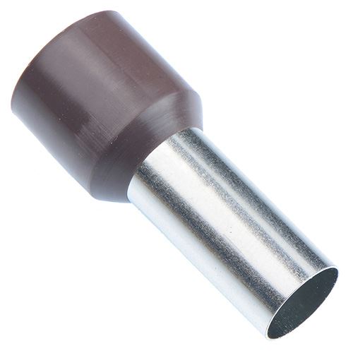 Brown 25mm Bootlace Ferrule - Pack of 100