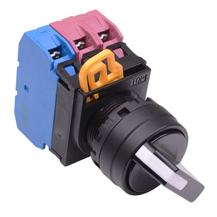 YW1S-33E12 22mm 3 Position Momentary Selector Switch 1NO-2NC IP65 IDEC
