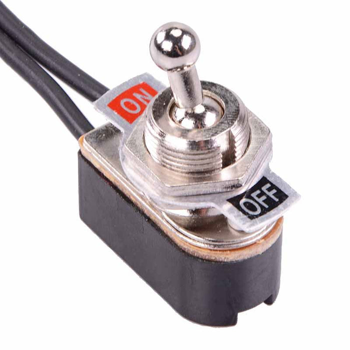 On-Off Prewired Toggle Switch SPST 10A 12VDC