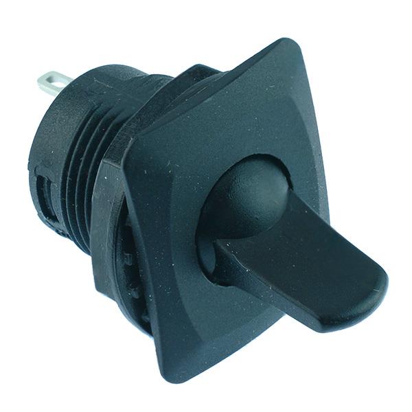 On-Off Black Panel Mount Toggle Switch SPST R13-402A